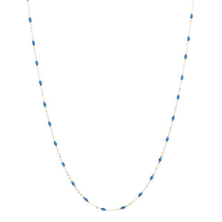 Stefano Oro 14K Gold Enamel Bead Station Choice of Length Necklace