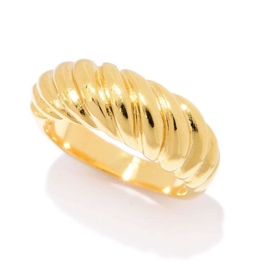 mayamar-24k-gold-plated-polished-crescent-twist-ring