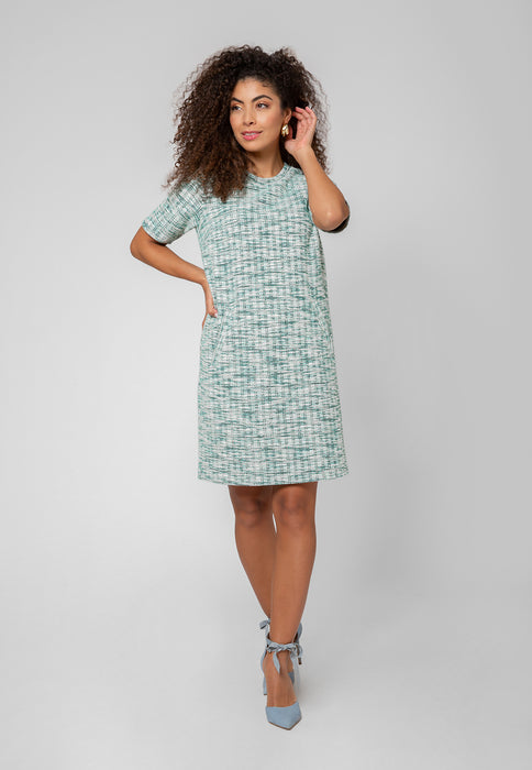 Vestido Maddie Leota Feminino Verde Multicolorido