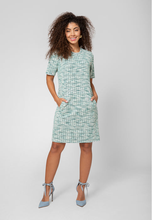 Vestido Maddie Leota Feminino Verde Multicolorido