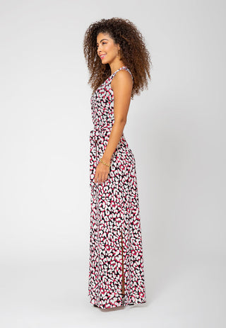 Vestido longo sem mangas Leota feminino, branco, perfeito para usar no dia a dia