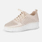 Ilse Jacobsen - Women's Tulip Embroidered Platform Sneaker