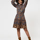 Vestido Leota Feminino Azul Oliva