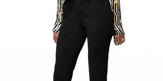 Top Jennifer em Preto Inky Zebra Tamanho G