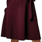 Vestido midi envelope perfeito feminino Leota vermelho tamanho pequeno
