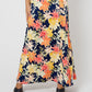 Vestido longo envelope perfeito feminino Leota azul tamanho médio