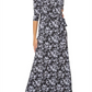 Vestido longo envelope perfeito feminino Leota, preto, tamanho pequeno