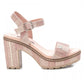 Xti - WOMEN'S HEELED PLATFORM SANDALS