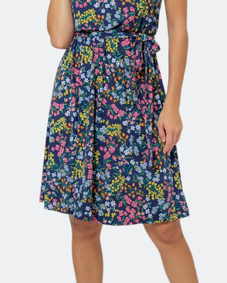 Vestido Wildflower Isla Azul Leota Feminino