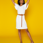 Vestido Kinsley Ilhós Leota Feminino Branco