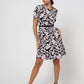 Vestido Mackenzie Classic Flora para Mulher Leota Preto Tamanho P