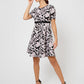 Vestido Mackenzie Classic Flora para Mulher Leota Preto Tamanho P