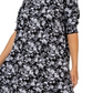 Vestido de gola alta floral Raelyn da Leota Feminino, preto
