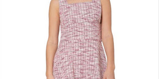 Vestido Ariana sem mangas e evasê Leota feminino rosa