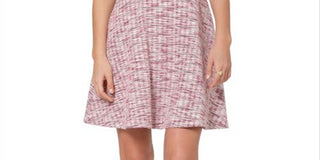 Vestido Ariana sem mangas e evasê Leota feminino rosa