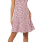 Vestido Ariana sem mangas e evasê Leota feminino rosa