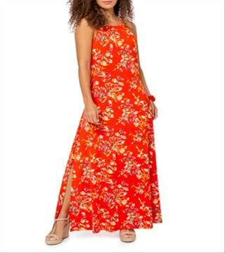 Vestido longo com estampa floral Leota Cameron XS