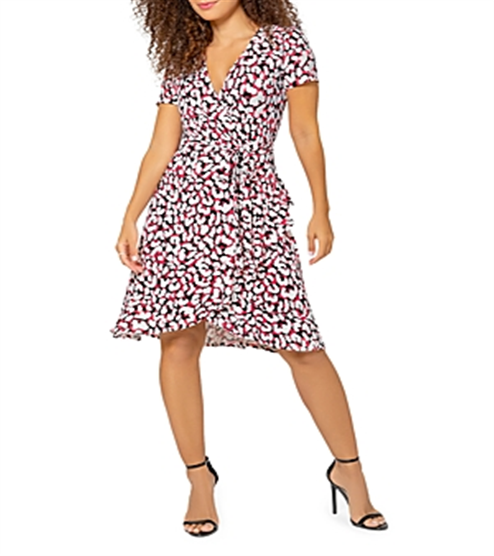 Vestido Brandy Feminino Leota em Leopardo Brushstroke Fruta Branco Tamanho XS