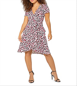 Vestido Brandy Feminino Leota em Leopardo com Pincelada de Frutas