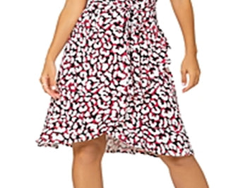 Vestido Brandy Feminino Leota em Leopardo com Pincelada de Frutas