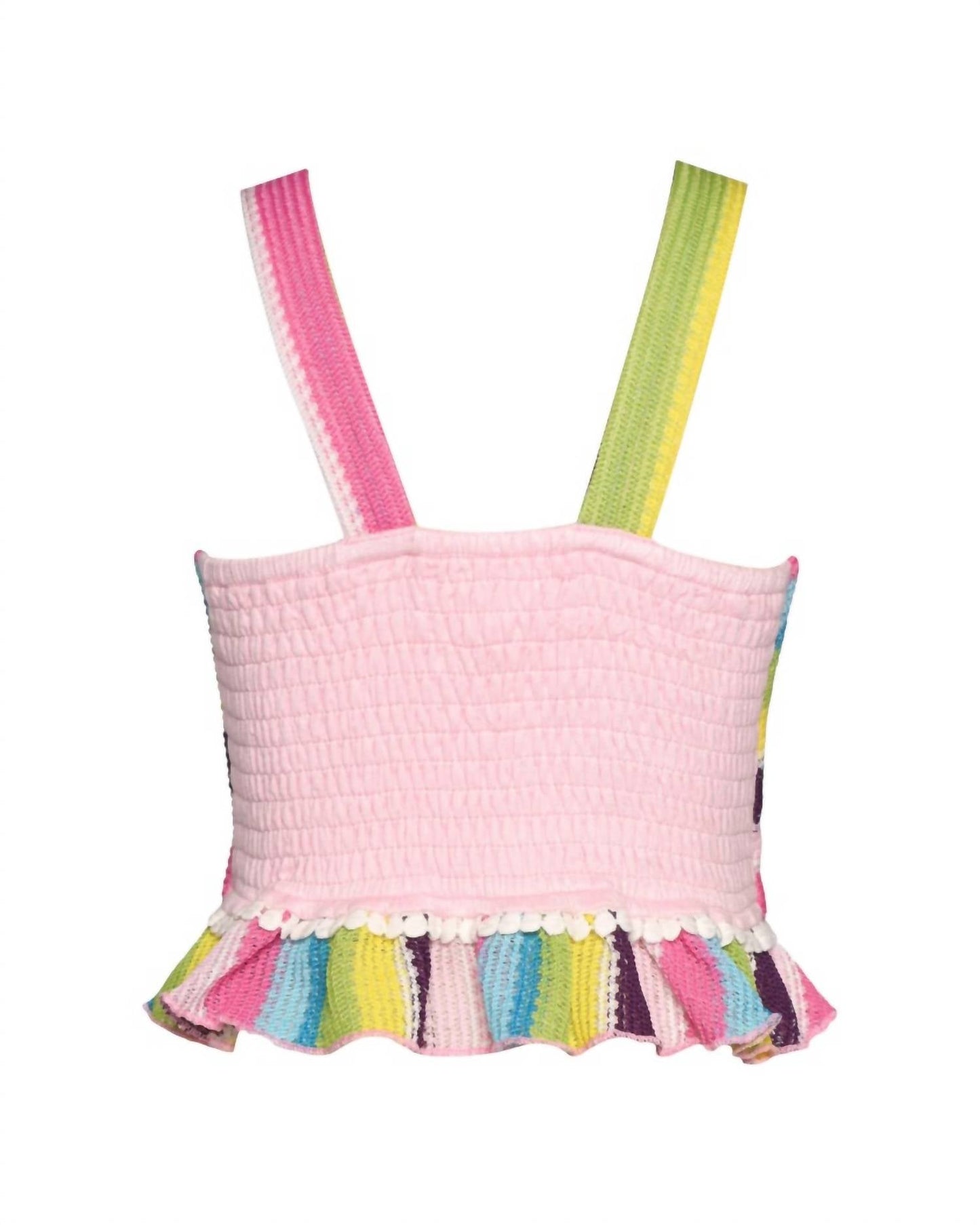 Baby Sara - Girls Knit Striped Short Set