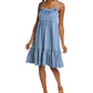 Vestido Esmeralda Leota Feminino em Chambray Lord &amp; Taylor Azul