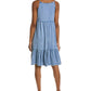 Vestido Esmeralda Leota Feminino em Chambray Lord &amp; Taylor Azul