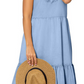 Vestido Esmeralda Leota Feminino em Chambray Lord &amp; Taylor Azul