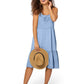 Vestido Esmeralda Leota Feminino em Azul Chambray XS Azul Lord &amp; Taylor Tamanho XS