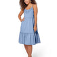 Vestido Esmeralda Leota Feminino em Chambray Lord &amp; Taylor Azul