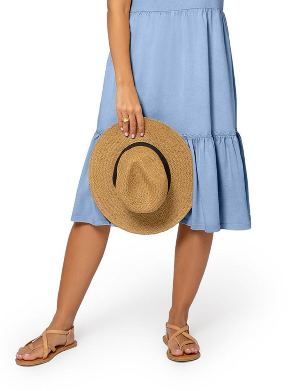 Vestido Esmeralda Leota Feminino em Chambray Lord &amp; Taylor Azul