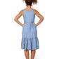 Vestido Esmeralda Leota Feminino em Azul Chambray XS Azul Lord &amp; Taylor Tamanho XS