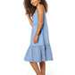Vestido Esmeralda Leota Feminino em Azul Chambray XS Azul Lord &amp; Taylor Tamanho XS