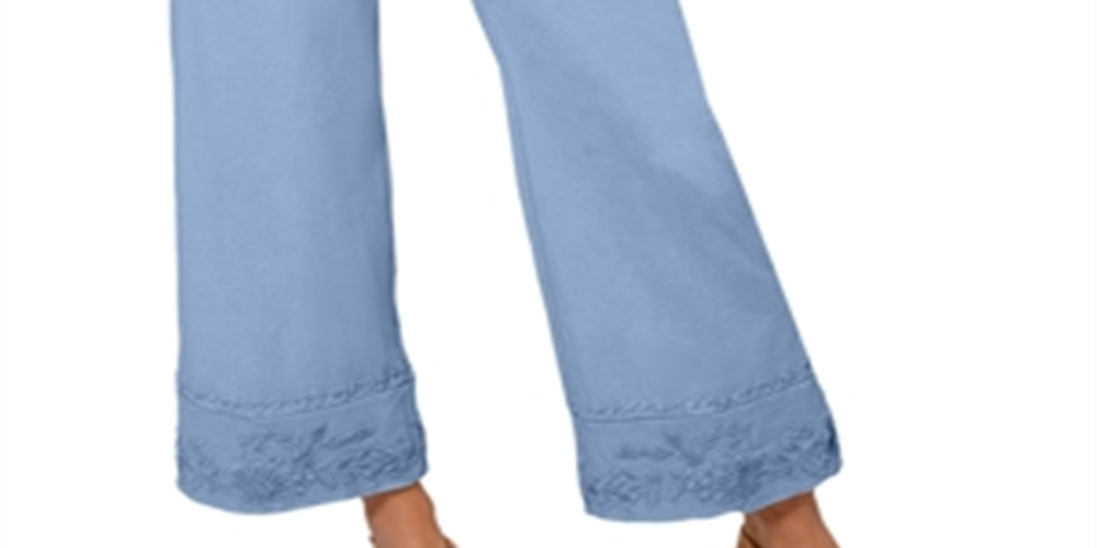 Vestido Lupita Culottes Leota Feminino em Azul Chambray 2XL Azul Lord &amp; Taylor Tamanho XXL