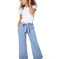 Vestido Lupita Culottes Leota Feminino em Azul Chambray 2XL Azul Lord &amp; Taylor Tamanho XXL