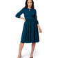 Vestido Iman Feminino Leota Azul Tamanho P