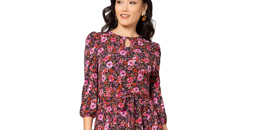 Vestido Iman Feminino Leota Rosa Tamanho M