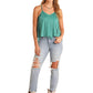 Panhandle - Microsuede Fringe Tank Top