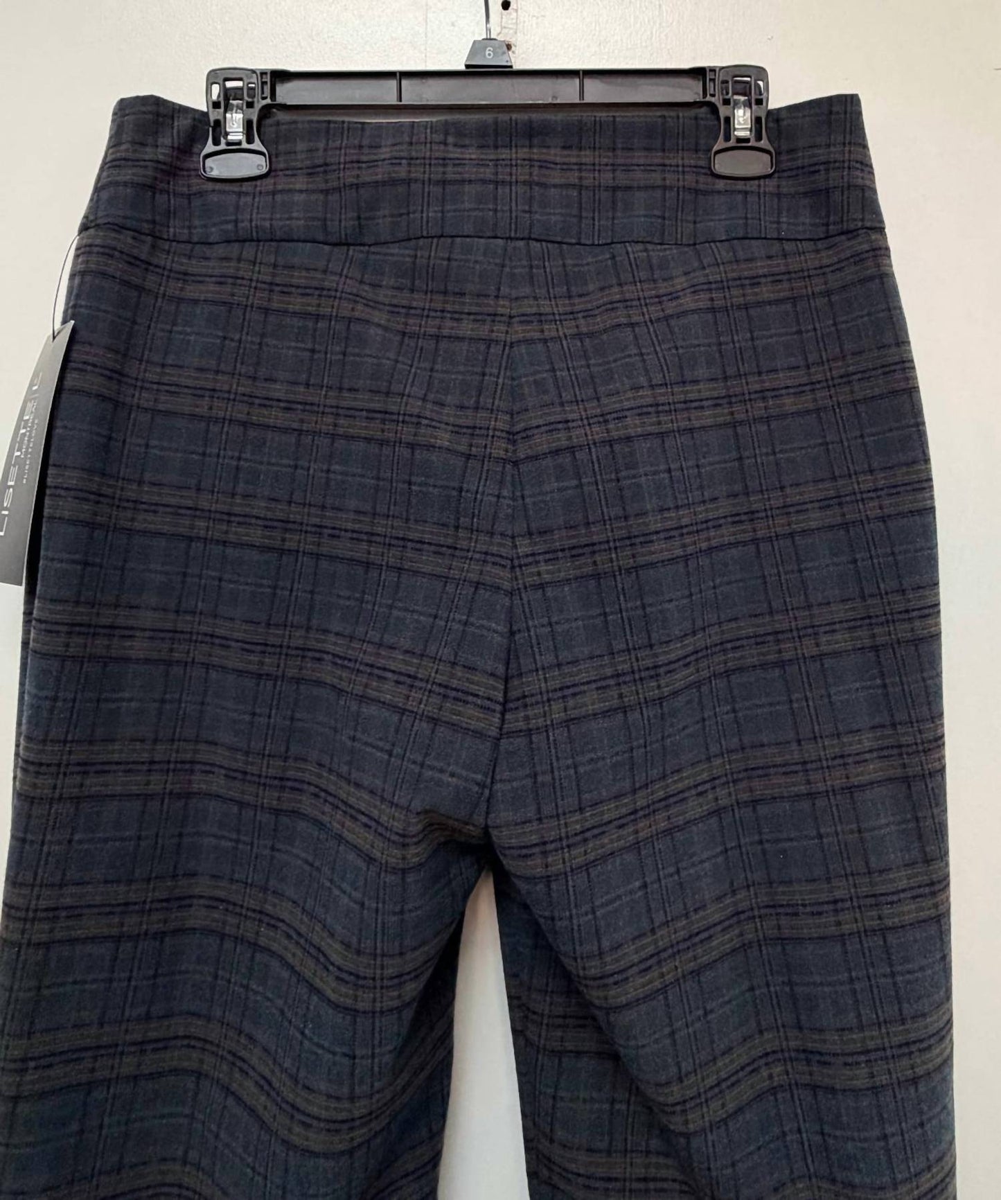 Lisette - Women's Straight Leg Plaid Pants