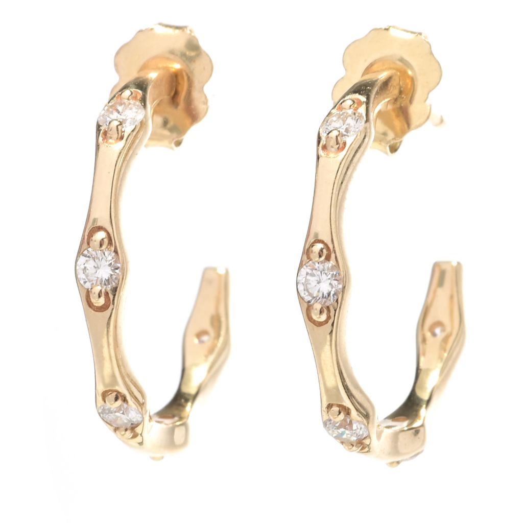 gems-of-distinction-14k-gold-polished-0-44ctw-diamond-hoop-earrings