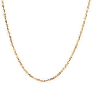 Colar de corrente de corda "Elements" banhado a ouro 18K Cameo Italiano