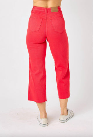 Judy Blue - Calça Jeans Cropped com Controle de Barriga