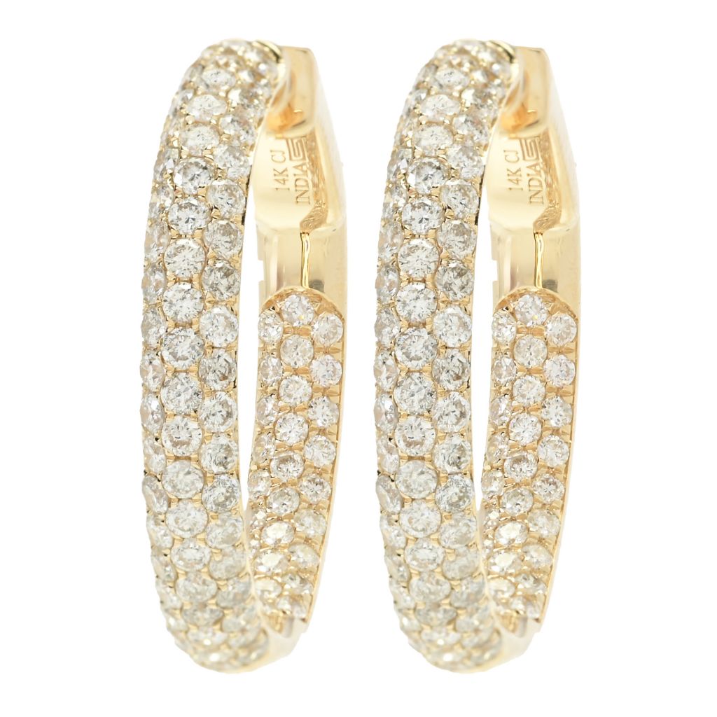gems-of-distinction-14k-gold-1-90ctw-diamond-pave-hoop-earrings
