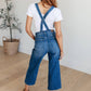 Judy Blue - High Rise Crop Wide Leg Denim Overalls
