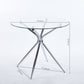 Compact Dining Table With Glass Top