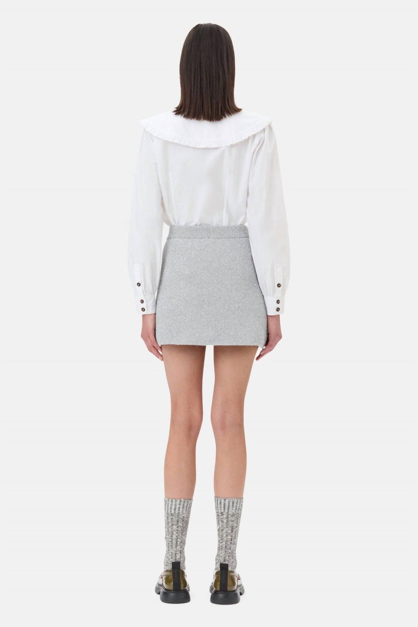 Ganni - Sparkle Doubleface Mini Skirt