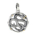 artisan-silver-by-samuel-b-18k-gold-accented-round-snake-pendant