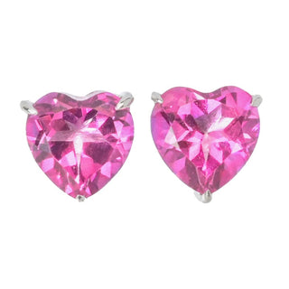 Brincos de pino em formato de coração "Kellie Anne" da Gem Treasures