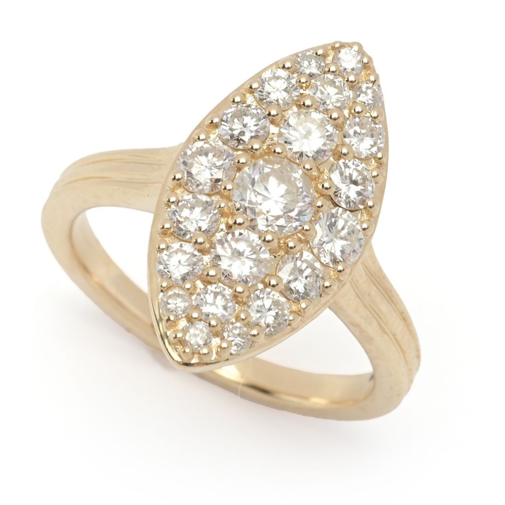 gems-of-distinction-14k-gold-1-28ctw-diamond-cluster-ring-5-9-grams