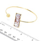 Pulseira Cameo Italiano banhada a ouro 18K "Minima" Rose Shell Cameo